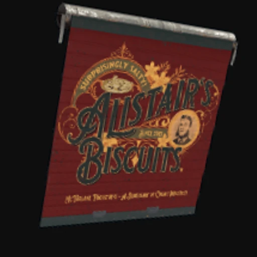 Alistair's Biscuits Garage Door