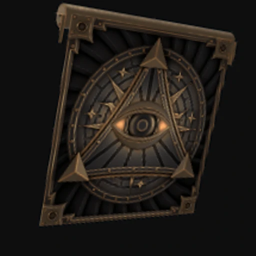 All-Seeing Eye Garage Door