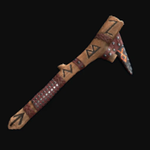 Ancient Runic Pick Axe