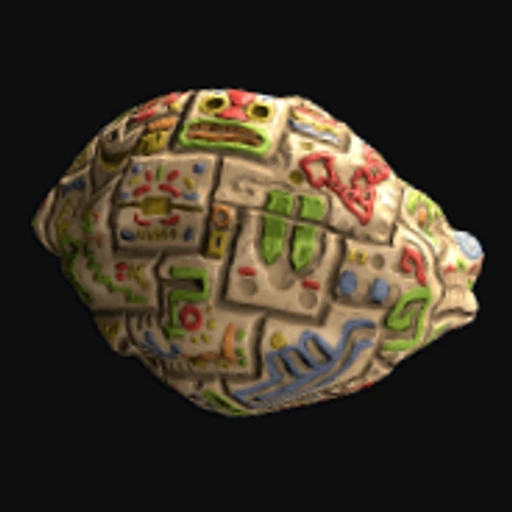 Ancient Squiggles Rock