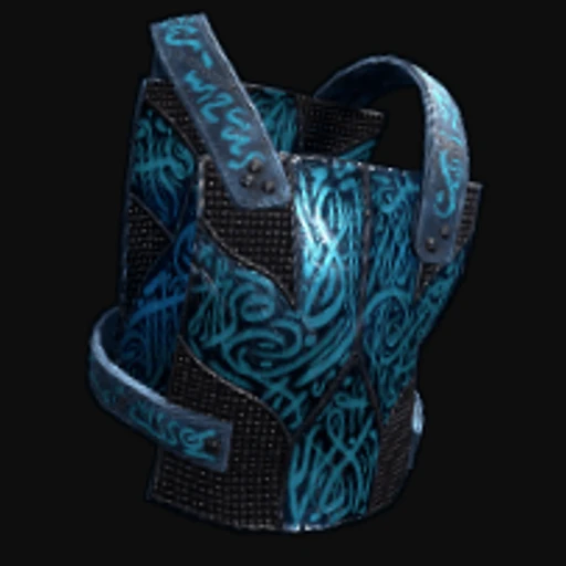 Azul Metal Chest Plate