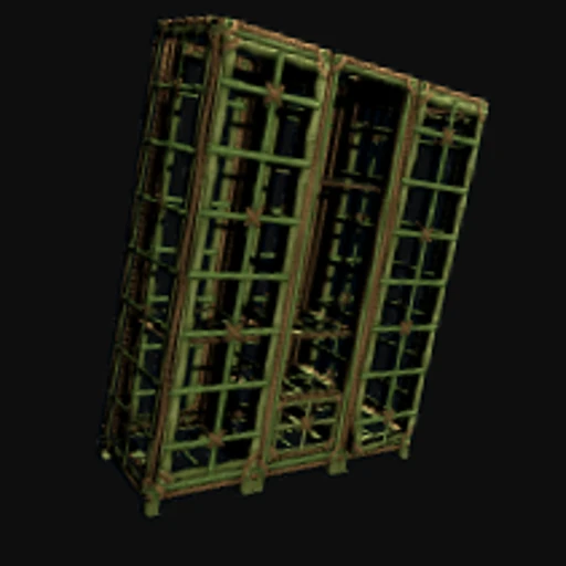 Bamboo Cage Locker