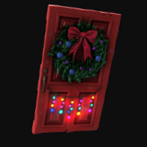 Christmas Wooden Door