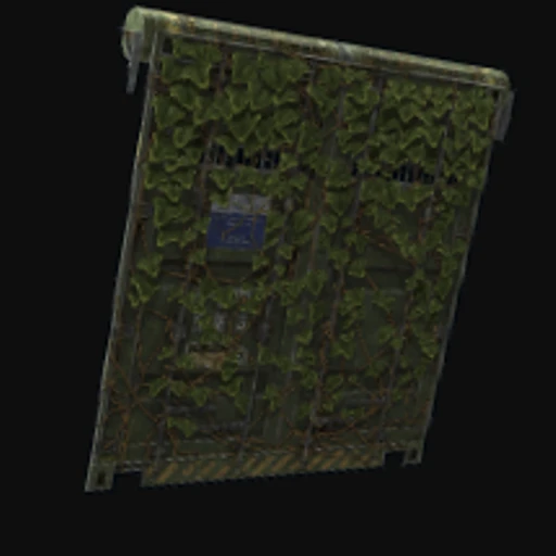 Cobalt Jungle Container Garage Door