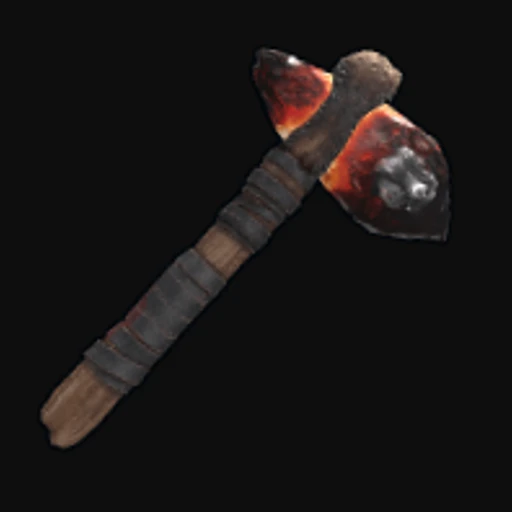 Dragon Glass Stone Hatchet