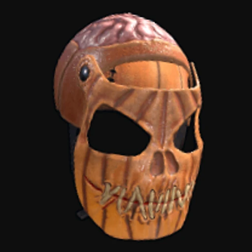 Evil Pumpkin Facemask