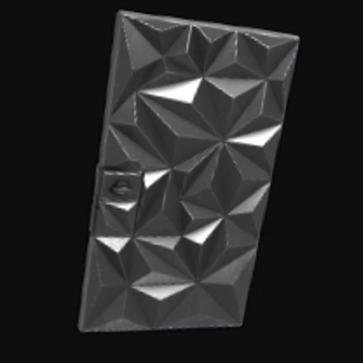 Facet Sheet Metal Door