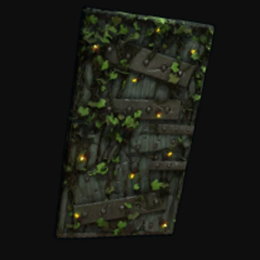 Fireflies Metal Door