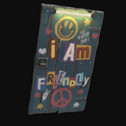 Friendly Wooden Door