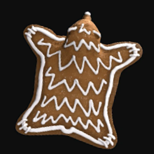 Gingerbread Bear Rug