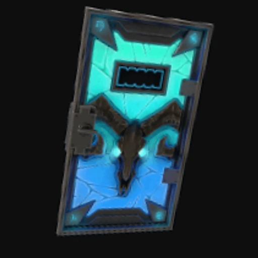 Glacial Visage Armored Door
