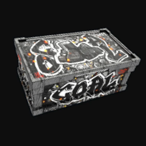 Graffiti Charcoal Storage