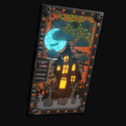 Halloween House Door