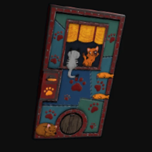 MeowMeow Sheet Metal Door