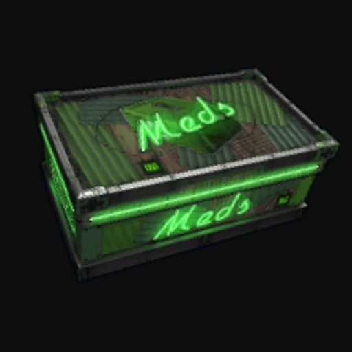 Neon Meds Storage