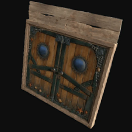 Pirate Ship Wooden Double Door