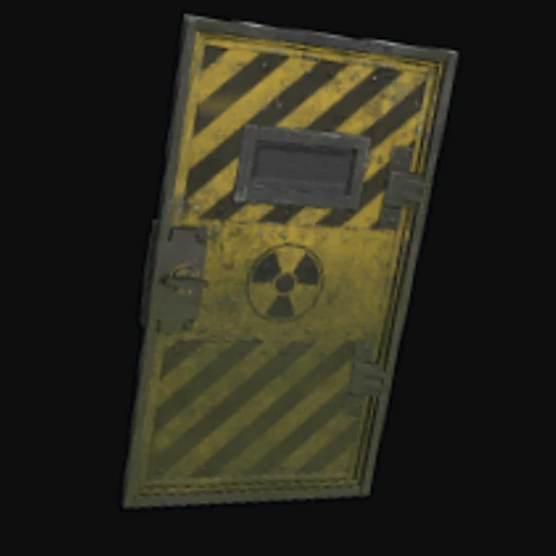 Radioactive Armored Door
