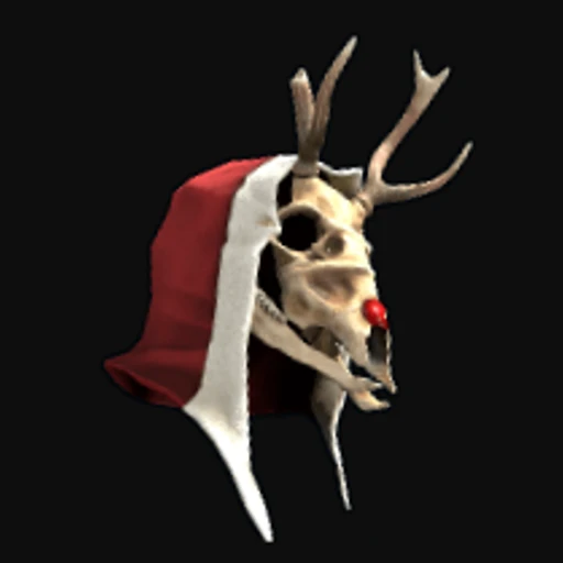 Rudolph Skull Mask
