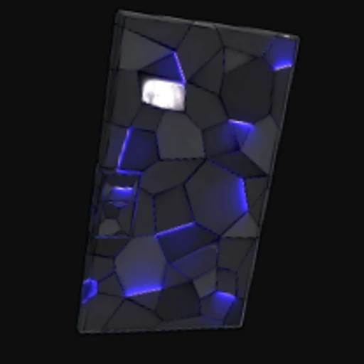 Ultramarine Metal Door