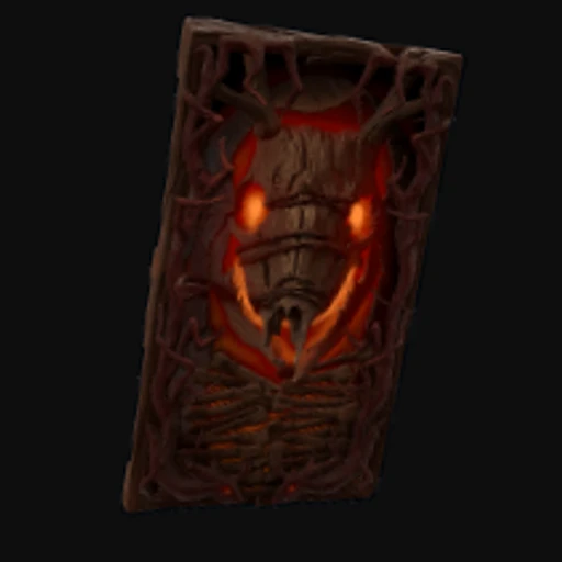 Wild Hunt Wooden Door